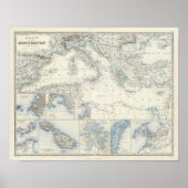 Mittelmeerraum Poster (Vorne)