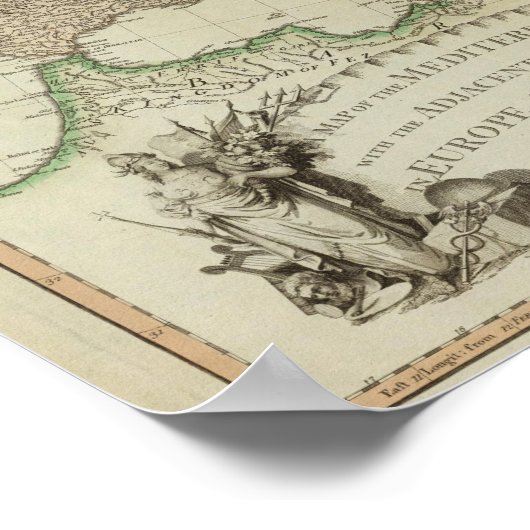 Mittelmeerraum Poster (Ecke)