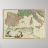 Mittelmeerraum Poster (Vorne)