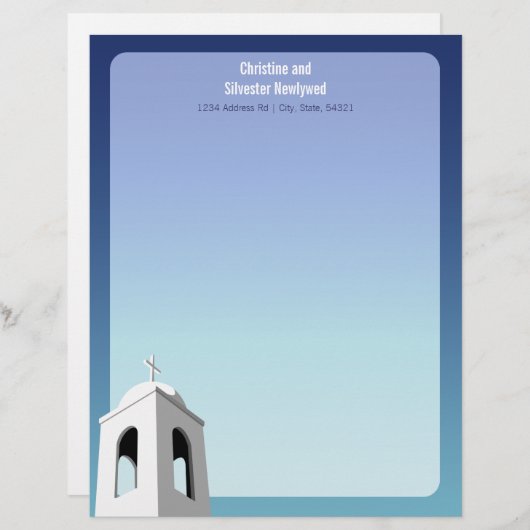 Mittelmeersommer, Briefbogen (Vorne/Hinten)