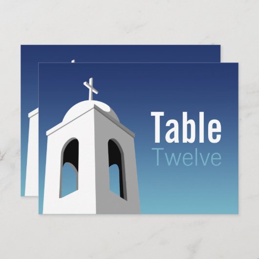 Mittelmeersommer, Tischnummer (Vorne/Hinten)