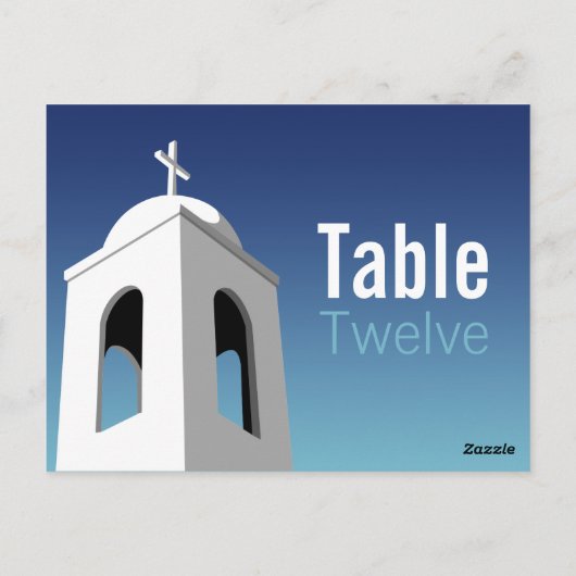 Mittelmeersommer, Tischnummer (Rückseite)