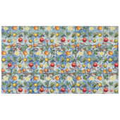 Mittelmeersommerfrucht und blaues weißes Mosaik Tischdecke (Vorderseite (Horizontal))