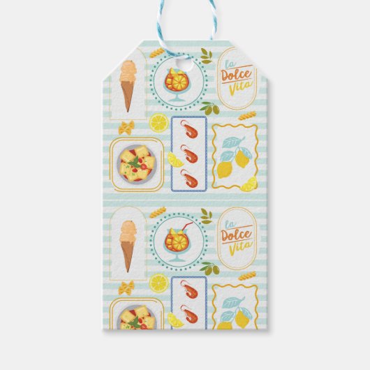 Mittelmeersommervibes Geschenkanhänger (Vorderseite)
