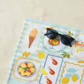 Mittelmeersommervibes Strandtuch (Beispiel)