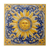 Mittelmeersonne Fliese (Vorderseite)