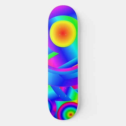 Mittelmeersonne Skateboard (Vorderseite)