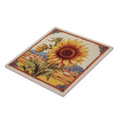 Mittelmeersonnenblume Fliese (Seite)