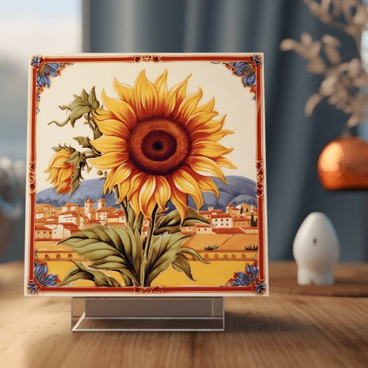 Mittelmeersonnenblume Fliese