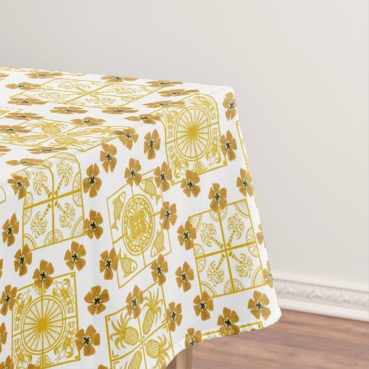 Mittelmeerstimmung | Golden Summer Tile Tischdecke (Beispiel)