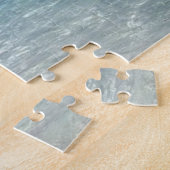 Mittelmeerstrand mit großen Felsen auf Sardinien Puzzle (Seite)