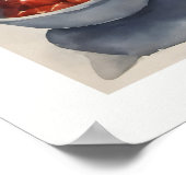 Mittelmeertafel-Leinwand, Küsten-Dining Poster (Ecke)