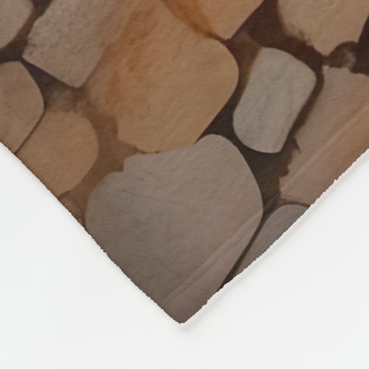 Mittelmeerterrasse Fleecedecke (Ecke)