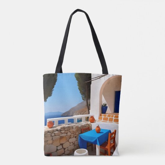 Mittelmeerterrasse Tasche (Rückseite)