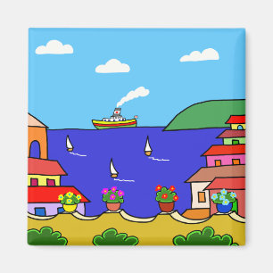 Mittelmeerurlaub Magnet