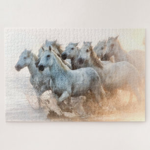 Mittelmeerwasser bei Sonnenaufgang Puzzle