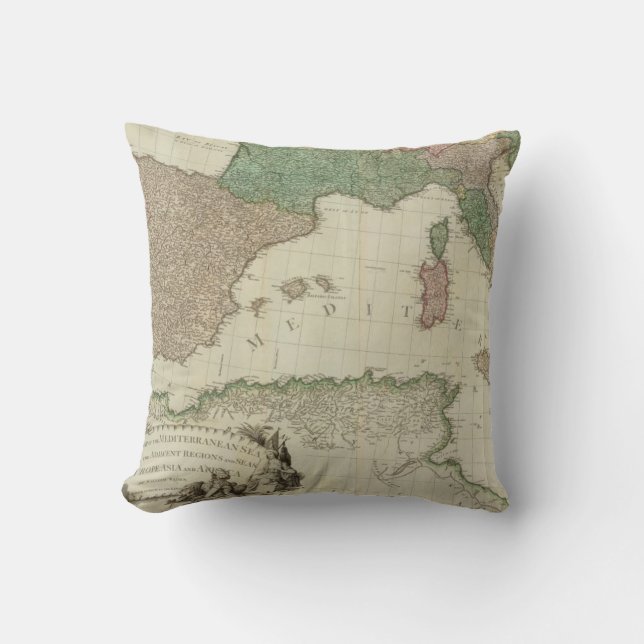 Mittelmeerwesten Kissen (Vorderseite)