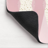 Mittelmodern-Rosa-Argyle-Mauspad Mousepad (Ecke)