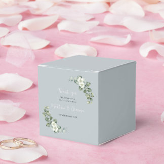 Mittelmoderne Eukalyptus-Hochzeit Geschenkschachtel