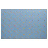 Mittelmoderne Texturiert Mittelblau Stoff (Yard (91,4 cm))