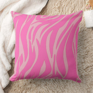 mittelmodernes abstraktes Retro-Pink Kissen