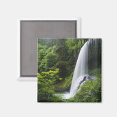 Mittelnord fällt, Silver Falls Staat Park, Magnet (Vorderseite/Rückseite)