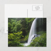 Mittelnordfallen, Silver Falls Staat Park, Postkarte (Vorne/Hinten)