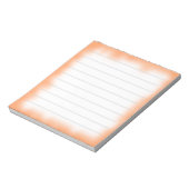 Mittelorange Notizblock (Rotiert)