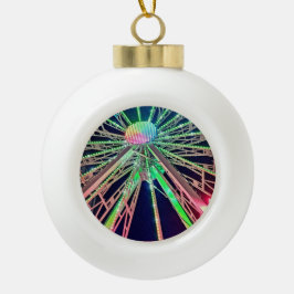 Mittelpunkt des Riesenrads Keramik Kugel-Ornament
