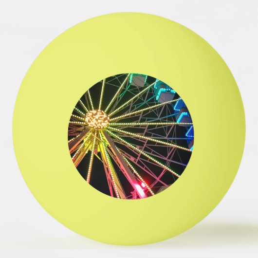 Mittelpunkt des Riesenrads Tischtennisball (Vorderseite)