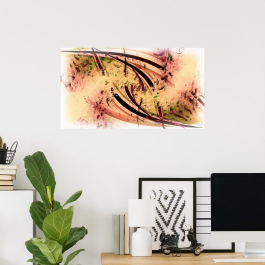 Mittelpunkt des Universums Poster (Heimbüro)