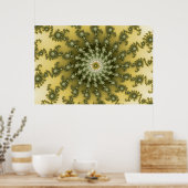 Mittelpunkt - Fraktal-Poster Poster (Küche)