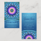 Mittelpunkt-Mandala Visitenkarte (Vorne/Hinten)