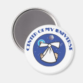 Mittelpunkt meines Universums Magnet (Vorderseite/Rückseite)