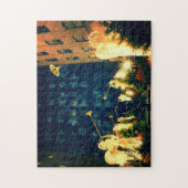 Mittelpuzzlespiel New York Rockefeller - Engel Puzzle (Vertikal)