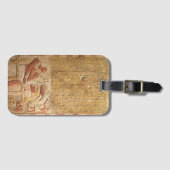 Mittelreich Altes Ägypten Hieroglyphics Gepäckanhänger (Vorderseite (Horizontal))