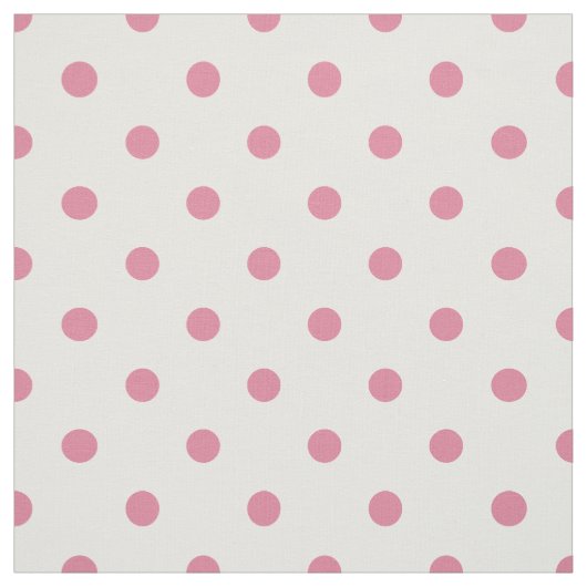 Mittelrosa Polka Dots Stoff (Muster)