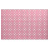 Mittelrosa weiße Polka-Punkte Stoff (Yard (91,4 cm))