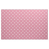 Mittelrosa weiße Polka-Punkte Stoff (Fat Quarter (45,7 x 55,9 cm))