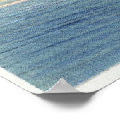 Mittelsaranac Seeblick Berg Ampersand Poster (Ecke)