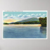 Mittelsaranac Seeblick Berg Ampersand Poster (Vorne)