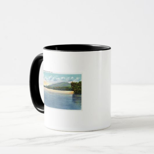 Mittelsaranac Seeblick Berg Ampersand Tasse (Vorderseite Links)