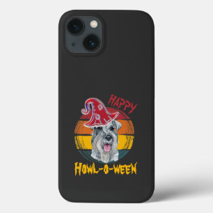 Mittelschnauzer Halloween Vintage Sonnenuntergang  Case-Mate iPhone Hülle