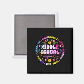 Mittelschul-Team Mittelschul-Lehrer-Team  Magnet (Vorderseite/Rückseite)