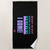 MITTELSCHULE - BEREIT ODER NICHT STRANDTUCH (Vorderseite)