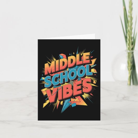 Mittelschule Vibes 1 Karte (Vorderseite)