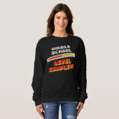 Mittelschüler Abschluss 8. Klasse Abschluss Sweatshirt (Vorne ganz)