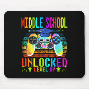 Mittelschüler-Enrique-Gamer zurück zum Scho Mousepad