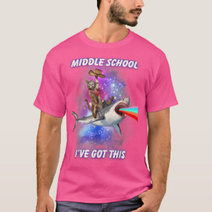 Mittelschüler I Got diesen Niedlichen Katzenhai R T-Shirt