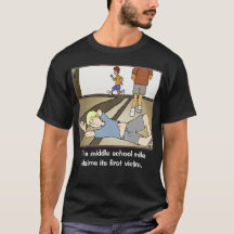 Mittelschülermeile Schwarzer T - Shirt